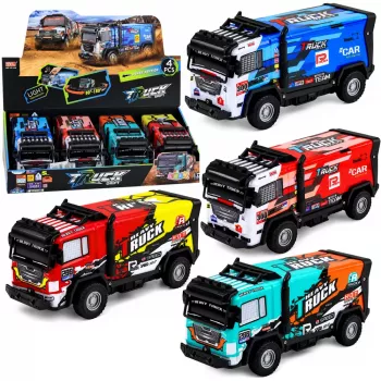 LEAN TOYS Visureigis sunkvežimis su apšviestu kėbulu ir variklio garsais 1:16 RC 4WD 2.4 GHz Žalia/Juoda