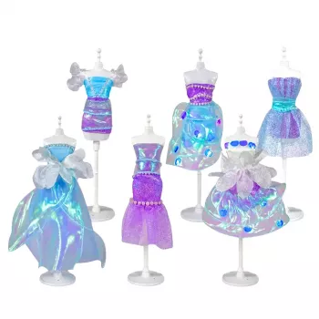 LEAN TOYS DIY Doll Dress Sewing Kit Little Fashion Designer 143 pcs.