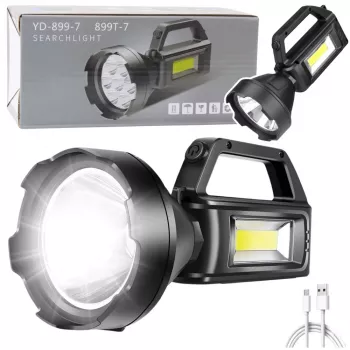 LEAN LED darbinis žibintas, 4 režimai, Power Bank