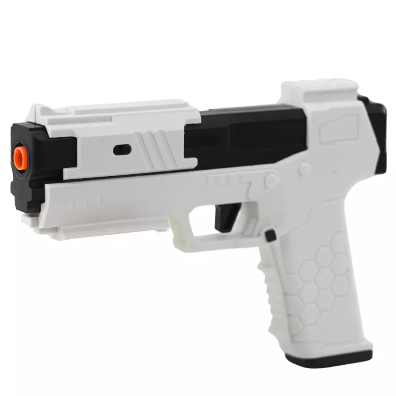LEAN TOYS Toy Gun Foam Cartridges Ammunition Shells White (100-Pack)