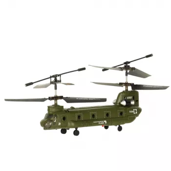 LEAN TOYS RC sraigtasparnis su nuotolinio valdymo pultu Syma S026H-1 Green Khaki