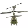 LEAN TOYS RC sraigtasparnis su nuotolinio valdymo pultu Syma S026H-1 Green Khaki
