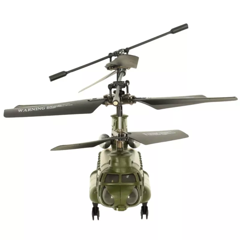 LEAN TOYS RC sraigtasparnis su nuotolinio valdymo pultu Syma S026H-1 Green Khaki
