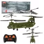 LEAN TOYS RC sraigtasparnis su nuotolinio valdymo pultu Syma S026H-1 Green Khaki