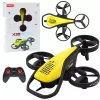LEAN TOYS Mini RC Drone Syma X36 Four-Axis Acrobatics Yellow