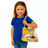 LEAN TOYS Mieganti Panda ant Pagalvėlės Figūrėlė su Kailiu ir Skaidriu Maišeliu