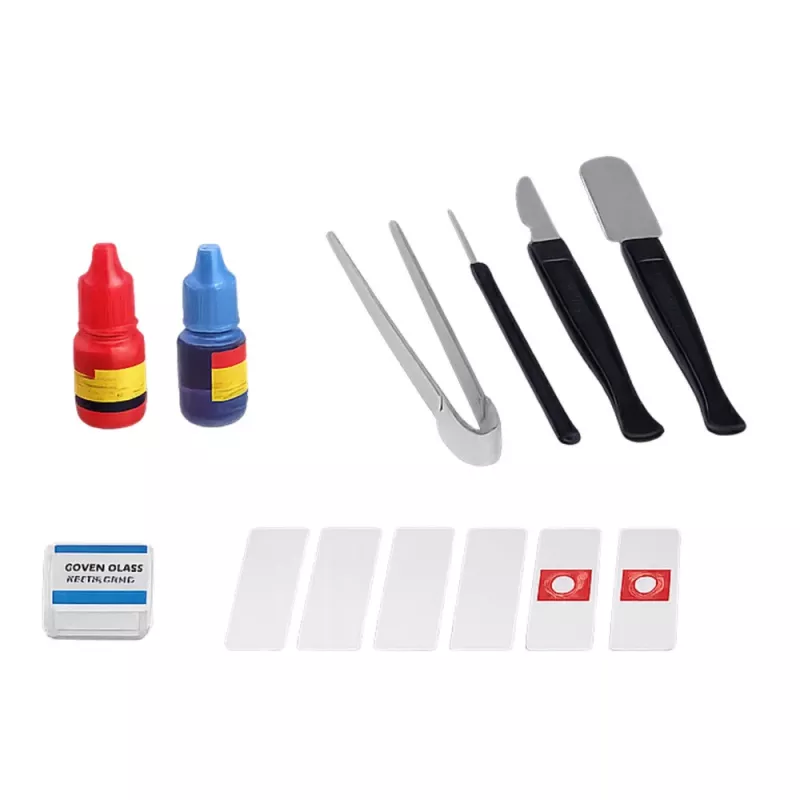 LEAN TOYS Mokomasis mikroskopas vaikams su priedais, didinimas 300x - 1200x