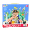 LEAN TOYS Mokomasis mikroskopas vaikams su priedais, didinimas 300x - 1200x
