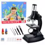 LEAN TOYS Mokomasis mikroskopas vaikams su priedais, didinimas 300x - 1200x