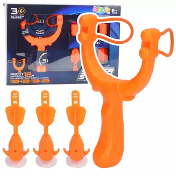LEAN TOYS Šaudymo rinkinys – Tigras su siurbtukais, 3 vnt.