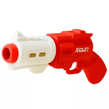 LEAN TOYS Pistol Weapon for Soft Foam Balls XGUN Red 6 pcs.
