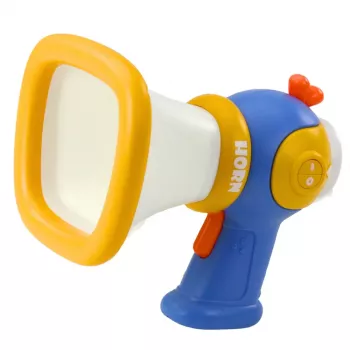 LEAN TOYS Megaphone for Kids Voice Changer Light Effects Blue