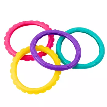 LEAN TOYS Treasure Chest Set for Diving and Water Fun, Pink, 21 pcs.