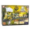 LEAN TOYS Classic Train Dinosaurs Lights Sounds Smoke 39 dalių