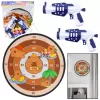 LEAN TOYS Capybara Dartboard Skill Game su Velcro kamuoliukais ir pistoletais 73,5 cm