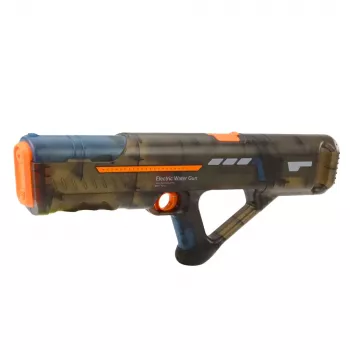 LEAN TOYS Electric Water Gun Rifle Rechargeable Transparent Black 55 cm