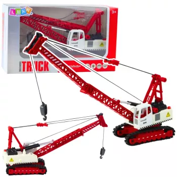 LEAN TOYS Crawler Crane Truss Light Adjustment Sounds Metal 1:14 RC Construction Vehicle