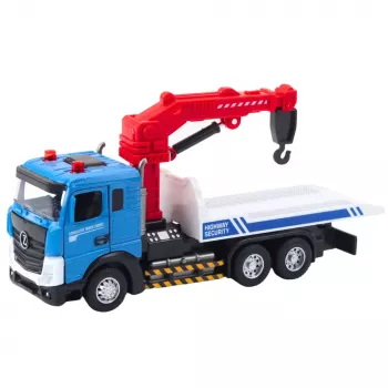 LEAN TOYS Vilktuvas su metaline kabina, šviesomis ir garsais