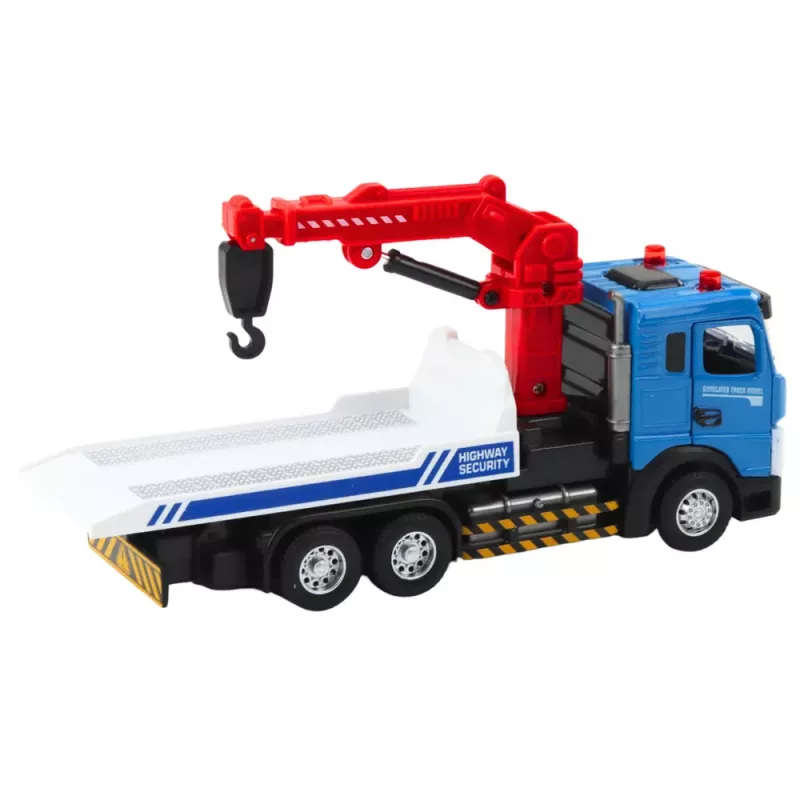 LEAN TOYS Vilktuvas su metaline kabina, šviesomis ir garsais