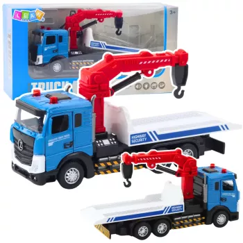 LEAN TOYS Vilktuvas su metaline kabina, šviesomis ir garsais