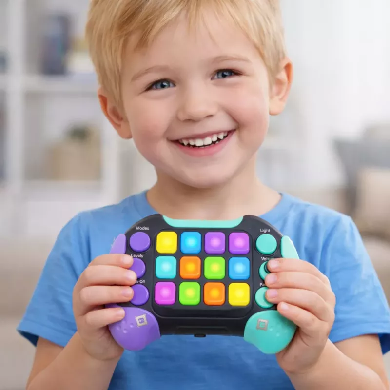 LEAN TOYS Electronic Arcade Educational Console Game su 11 žaidimo režimų