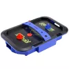 LEAN TOYS Air Hockey stalas – Įgūdžių žaidimas vaikams su rituliais 43x26 cm