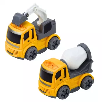 LEAN TOYS Šviesoforų, Greičio Kameros, Kilimėlio, Statybinių Automobilių Rinkinys su Šviesomis ir Garsais
