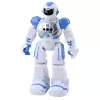 LEAN TOYS nuotolinio valdymo edukacinis robotas RC kalbantis šokantis su šviesomis ir garsais mėlynas