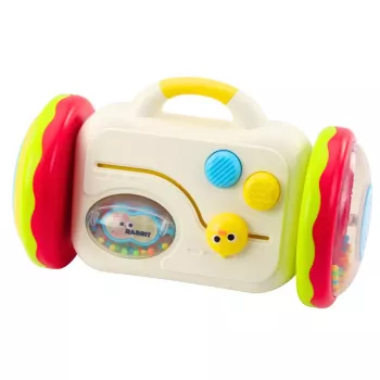 LEAN TOYS Escape Mirror Interaktyvus Lavinantis Žaislas Kūdikiams Barškutis