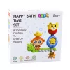 LEAN TOYS Water Bath Toy Monkey Caterpillar Cup Suction Cups
