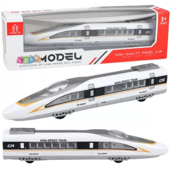 LEAN TOYS High Speed Express Train su atsidarančiomis durimis, varikliu, šviesomis ir garsais
