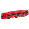 LEAN TOYS Metro Train City Express su atsidarančiomis durimis, šviesomis ir garsu – raudonas