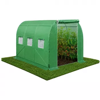 LEAN Šiltnamis Daržovėms, Žali UV Langai, 3.5x2x2M, 7M²