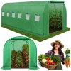LEAN Foil Tunnel Garden Vegetable Greenhouse PRO Frame 25MM 6x3x2M 18M²