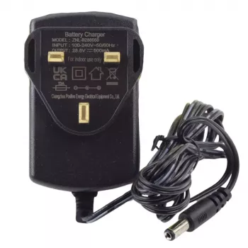 LEAN TOYS Įkroviklis 28.8V 500mA UK kištukas