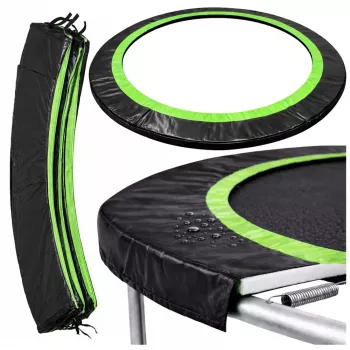 Apsauginis spyruoklių dangtelis Lean juodas 244-252 cm 8 pėdų