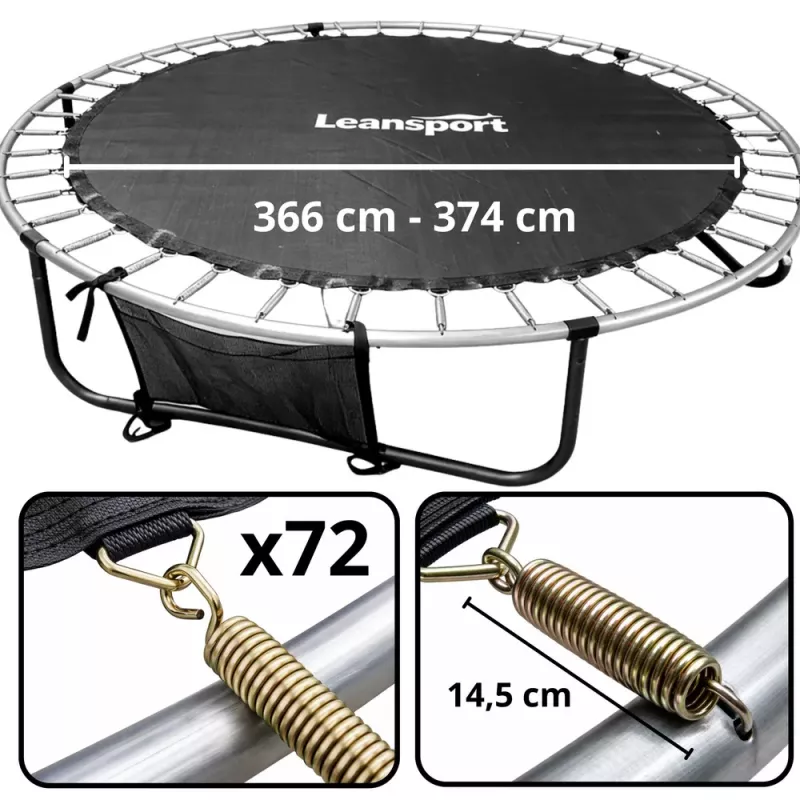 LEAN Trampoline šokinėjimo kilimėlis – atsarginė dalis 366-374CM 12FT