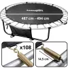 LEAN Trampoline šuolių kilimėlis, atsarginė dalis 487-494CM 16FT