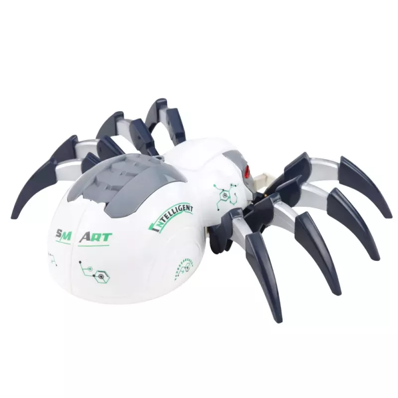 LEAN TOYS RC valdomas voras robotas su dūmų efektu, šviesomis ir garsais