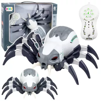 LEAN TOYS RC valdomas voras robotas su dūmų efektu, šviesomis ir garsais