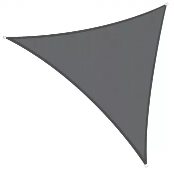 LEAN Garden Sun Sail Waterproof Triangle Gray 400x400 cm