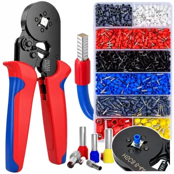 LEAN Crimping Tool Set for Cable Connectors and Ferrules 1800 pcs