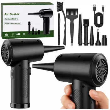 LEAN Electric Dust Blower Compressor Brush Head Set