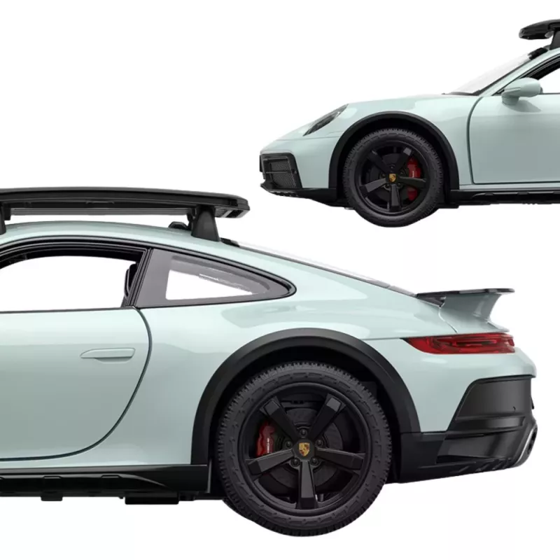 RASTAR Porsche 911 Dakar Standard Version nuotoliniu valdymu automobilis 1:14 geltonas