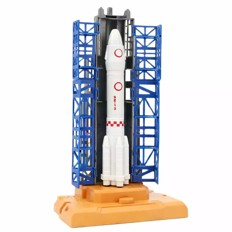 LEAN TOYS Space Set Cosmonauts Launch Tower Rocket Shuttle Building Blocks 300 Pieces