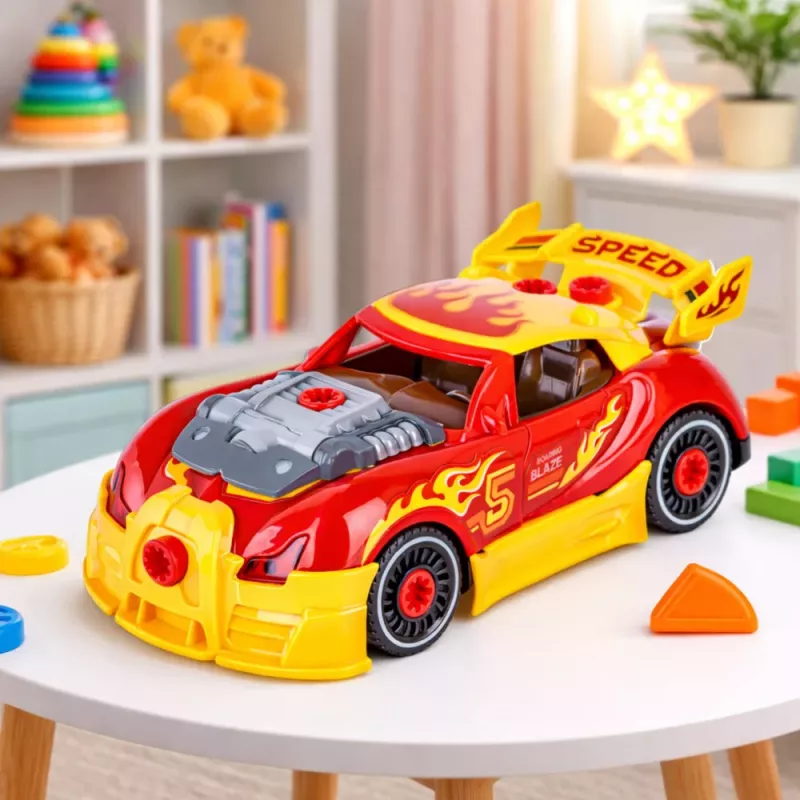 LEAN TOYS Car Tuning Kit Car Screwdriver Lights