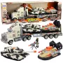 LEAN TOYS Military Set Army Truck Tank Hovercraft Soldier