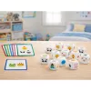 LEAN TOYS Educational Game For Kids Match Animals Wooden Dice Cards