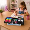 LEAN Art Set for Children Unicorn Blue Suitcase 150 pcs.