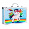 LEAN Art Set for Children Unicorn Blue Suitcase 150 pcs.